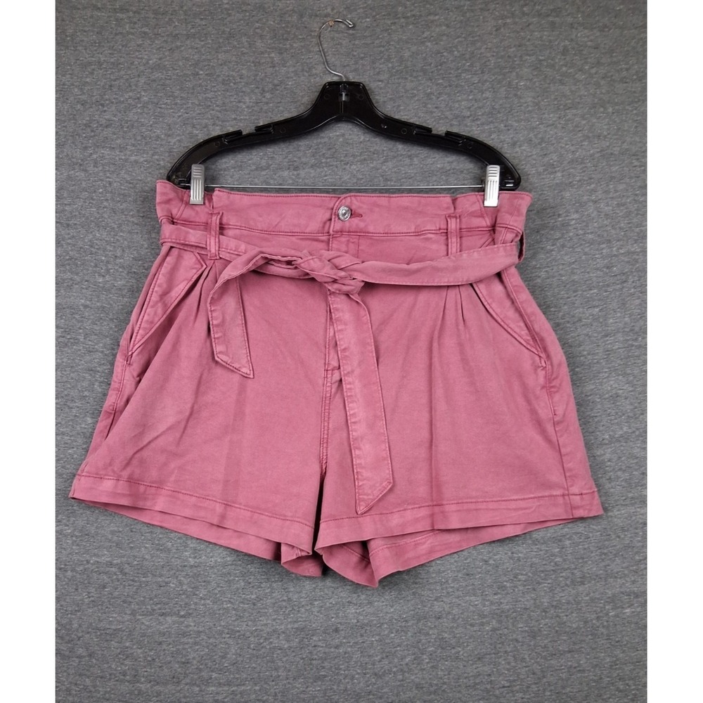 Paige Womens Short 33 Anessa Tie‎ Paper Bag Belted Soft Coastal Cowgirl Retro